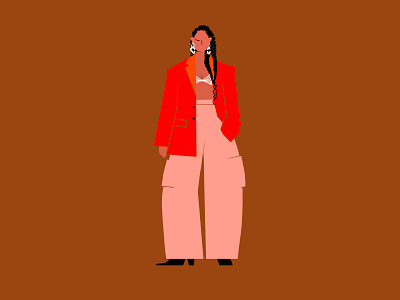 Alicia Keys archetype character design illustration