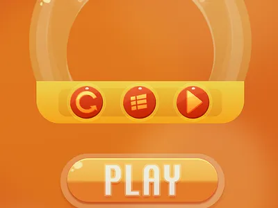 Game ui menu app art design game gameart gamedev illustration logo ui ux