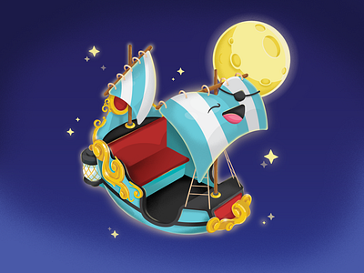 Peter Pan Ride Vehicle attraction cute disneyland flying illustration peter pan pixie dust ride