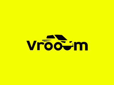 VROOM car carsharing color dailylogo dailylogochallenge dailylogochallengeday4 doublemeaning logo logodesign logoinspiration logoinspire logotype negativespace