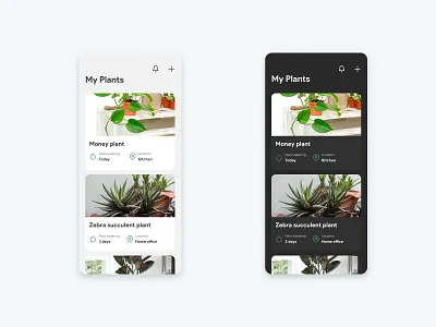 Plant watering app design icon iudesign