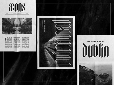 Elmwood Mockups blackletter design display font fonts gothic graphic monoline textura typography vintage