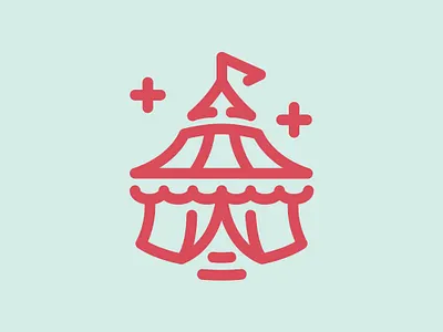 Day 41 - Circus - 100 Icons Daily 100days circus design event icon illustration leeayr logo minimal vector