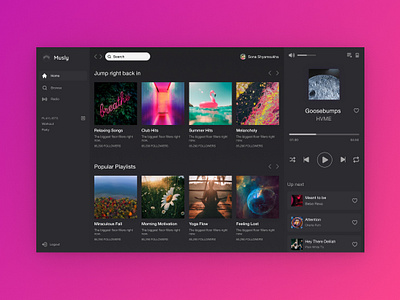 Daily UI Day 9 - Music App dailyui uidesign