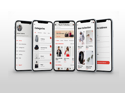 UI Design Of Smart Collection Mobile App animation app design art best design clean creative graphicdesign illustraion layout mobile ui mobile ui design typography ui ui design uidesign user interface uxdesign web website