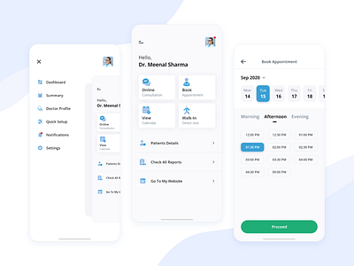 Doctors Practice App app book appointment design doctor app doctor appointment doctor practice app interaction design mobile app mobile app design mobile design modern design ui ui ux ui design user experience user interface ux