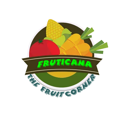 Fruticana fruit shop logo branding design design art designer designs illustration logo logo design logodesign minimal