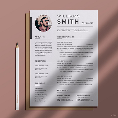 Resume/CV clean resume creative resume curriculum vitae cv template download download mockup free minimal resume modern modern resume professional resume resume template template