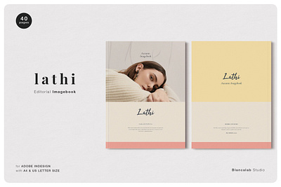 LATHI Editorial Imagebook branding brochure business catalogue clean download editorial elegant free imagebook magazine modern portfolio template