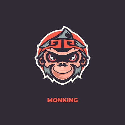 monking animation astronaut branding character characterdesign illustration illustrator logodesigners mascot monkey vector