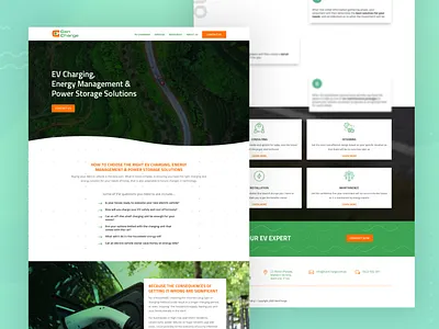 GenCharge Electric Vehicle & Power Solution Website Design australia branding clean technology clean ui divi theme eco friendly electric car electric vehicle electric vehicle charging enviromental figma landing page design modern ui power solution power storage typography uidesign website wordpress