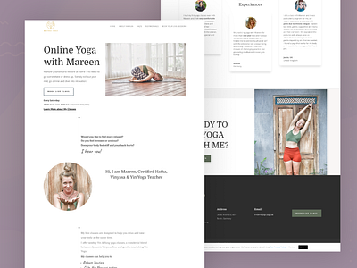 Mayogi yoga Website Landing Page Design branding clean ui clean website design design divi theme figma fitness interaction design meditation spiritual spirituality typography ui website wordpress yoga yoga pose yoga studio yoga teacher yoga website