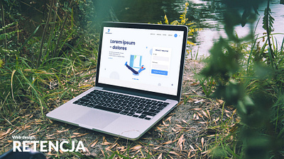 Web design. RETENCJA (prototype) design figma ui ux web webdesign website