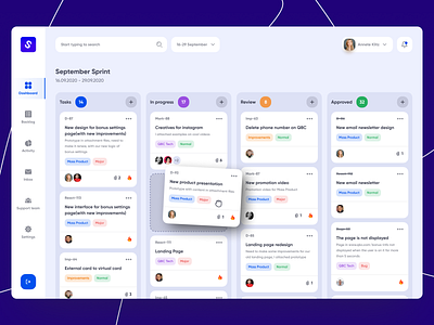 Task Management Dashboard 2020 trends app dashboad dashboard app dashboard design dashboard ui design task management task manager ui uidesign web app web design web design