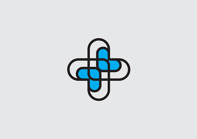 Heart Mind Rhythm bold brand branding design flat health healthcare hospital illustration illustrator line logo minimalist monogram vector