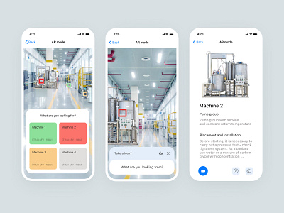 iConnect AR mode app app design armode augmented reality clean design human interface industrial equipment mobile app mobile app design mobile apps mobile design ui ui design ui ux uidesign ux ux design uxdesign uxui