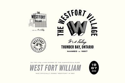 Westfort Brand brand city district logo logotype municipality typography