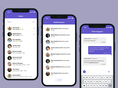 Smart Chat App – Messaging Made Simple chatdesign livechat messagingapp seamlessux ui ux