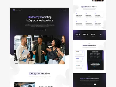 Creative Agency PK – A Modern & Impactful Digital Presence creativeagency darkmode digitalmarketing ui ux webdesign