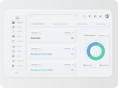 Neumorphic Dashboard dashboard design light minimal neumorphism web design white