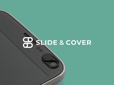 Slide And Cover - Phone Camera Cover bold branding camera cover cover design illustration logo logo design minimal monogram phone slide vector