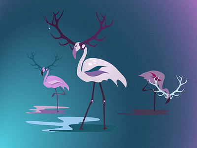 Flamingo design flamingo illustration illustrator vector