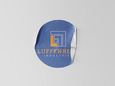 Luffenberg Sticker Mockup branding design logo logo design logodesign