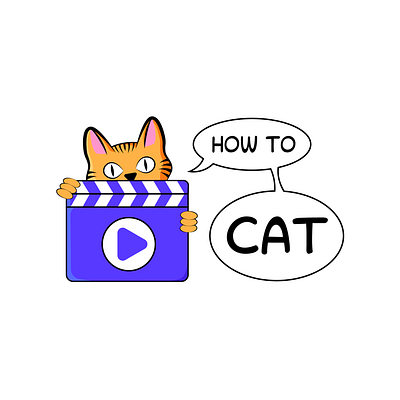 stupid cat videos beautiful logo cartoon cat cat logo cat logo design cat videos