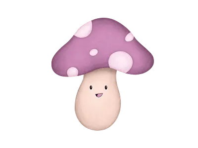 Family of veggies - Mushroom cooking cooking app illustration mushroom mushrooms vegetable vegetables