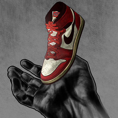 Legendary AJ1 - 1984 academic airjordan brand branding design drawing illustration jordan michael jordan nike nike air sneaker sneaker art sneakerart sneakerhead sneakers