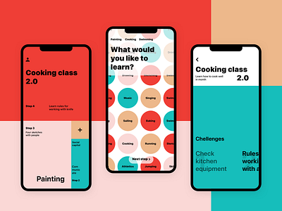 Сhallenge app app challenge clear color color block design interface ios layout minimal mobile simple todo typography ui ux