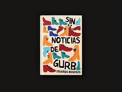 Sin noticias de Gurb colorful cover design design handmade illustration lettering typography