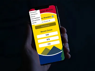 Park Boulder Night UI adobe adobexd boulder colorado branding ui uidesign userinterface ux design