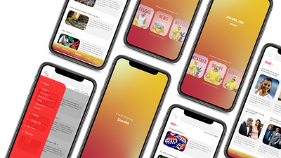 News App app design fresh minimal news news app newsfeed ui ux young