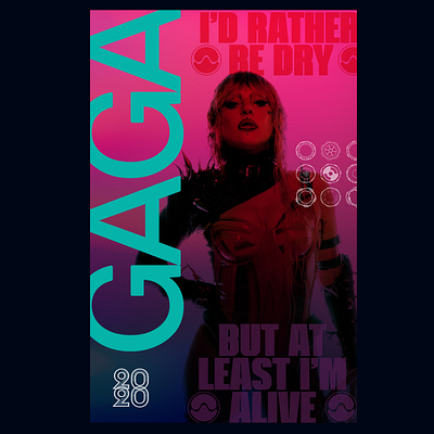 Lady Gaga chromatica poster design adobe adobexgaga blackmirror brainstorming contemporary contemporaryart creative design designchallenge gooddesigniseverywhere ladygaga ladygagaxadobe littlemonsters poster posterdesign rainonme