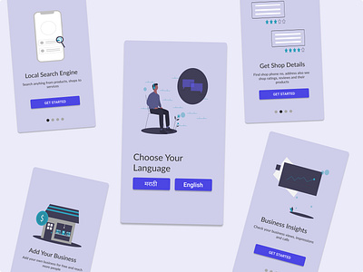 dribble onboarding app bigginer design freelancer illustration illustrator minimal mobile mobile app mobile app design mobile ui mockup ui ui ux ux