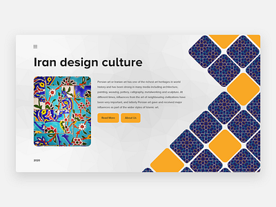 Iran design culture - Concept classic clean clean ui concept design cuts eslimi homepage iran iranian minimal minimalism minimalist modern iran old iran persian persian empire webdesign