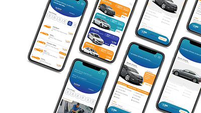 Car Rental App app car consumer design fresh innovative minimal new rental ui ux