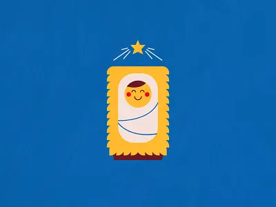 The Reason baby christmas cute gift illustration jesus life season