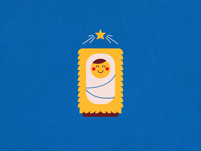The Reason baby christmas cute gift illustration jesus life season