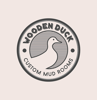 Wooden Duck branding design graphic design illustration logo logo design logodesign retro stamp design sticker vector