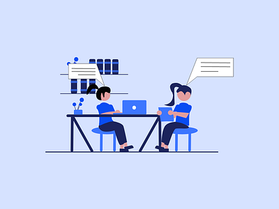 Communication design illustration