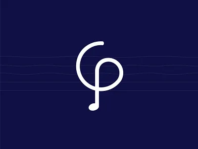 CP (Cirtdan pro) double illustration logo music music art music player musicial musician note vector