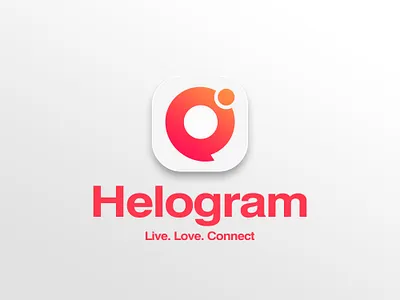 Helogram Logo branding chat app chatting app logo design design agency flat icon identity design illustration logo logo design logodesign logotype social networking app symbol symbol icon