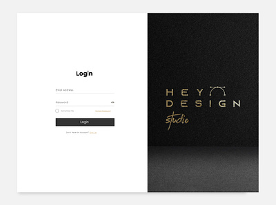 Minimalist Black And White Login Page black white clean design login page login screen minimalist ui design website design