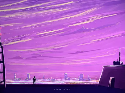 City of lights city illustration cityscape cloud clouds cloudy concept concept art concept design concepts digital art digital illustration digital painting digitalart enviroment environment environmental design illustration illustration art painting