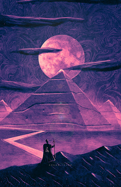 The pyramids cloud clouds cloudy concept concept art concept design concepts enviroment environment environmental design illustration illustration art nightsky pyramid pyramids star starry starry night starry sky stylized