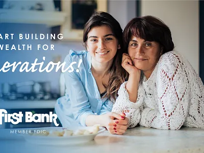 First Bank advertising bank billboard brand branding digital marketing finance graphic design marketing organizational development photography search engine optimization social media videography website