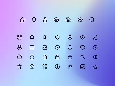 Riot - Iconset branding design icon design icons interface ui user experience user interface ux