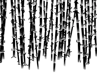 Bamboo Forest Tiny Code 🐼 generative javascript tinycode